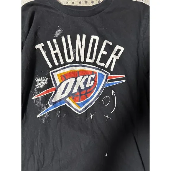 OKC Thunder Long Sleeve Tee USED Youth Medium - Picture 3 of 3